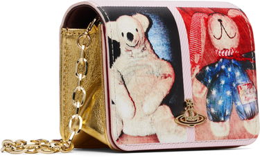 Чанта през рамо Vivienne Westwood Vivienne Westwood Teddies Mini Flap Crossbody Bag Розово | 5C01000VW-L00AQ-, 1