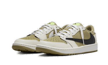 Кецове и обувки Jordan Travis Scott x Air Jordan 1 Low Golf "Olive" Зелено | FZ3124-200, 2