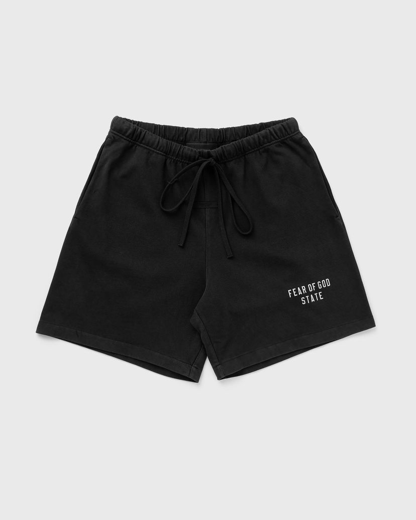 Къси панталони Fear of God Essentials Heavy Jersey Soccer Shorts Черно | 160BT244160F-001