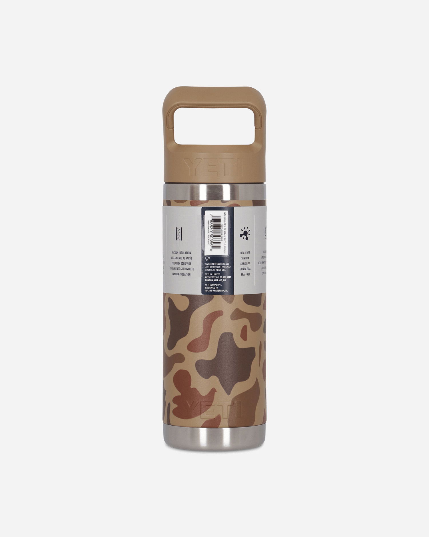 Бутилки за пиене YETI Water Bottle Wetlands Camo Кафяво | 70000005073 1, 0