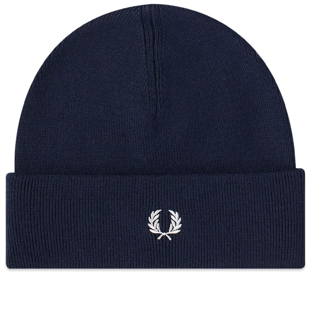 Шапка Fred Perry Merino Wool Beanie Тъмно синьо | C9160-K18, 0