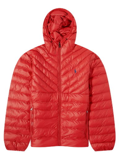 Polo Ralph Lauren Terra Chevron Insulated Hooded Rl2000 Red