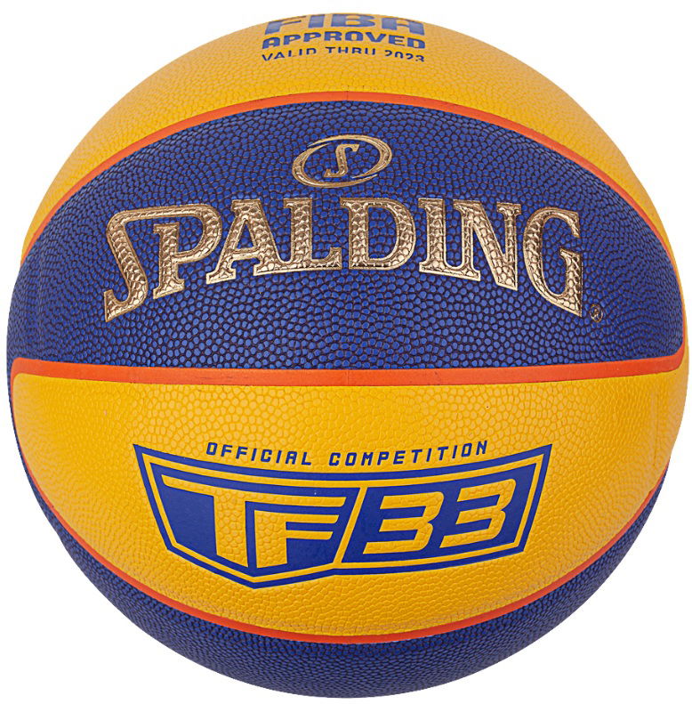 Спортна екипировка Spalding TF 33 Official Competition Indoor/Outdoor Basketball FIBA Многоцветен | 76862z-blueyellow
