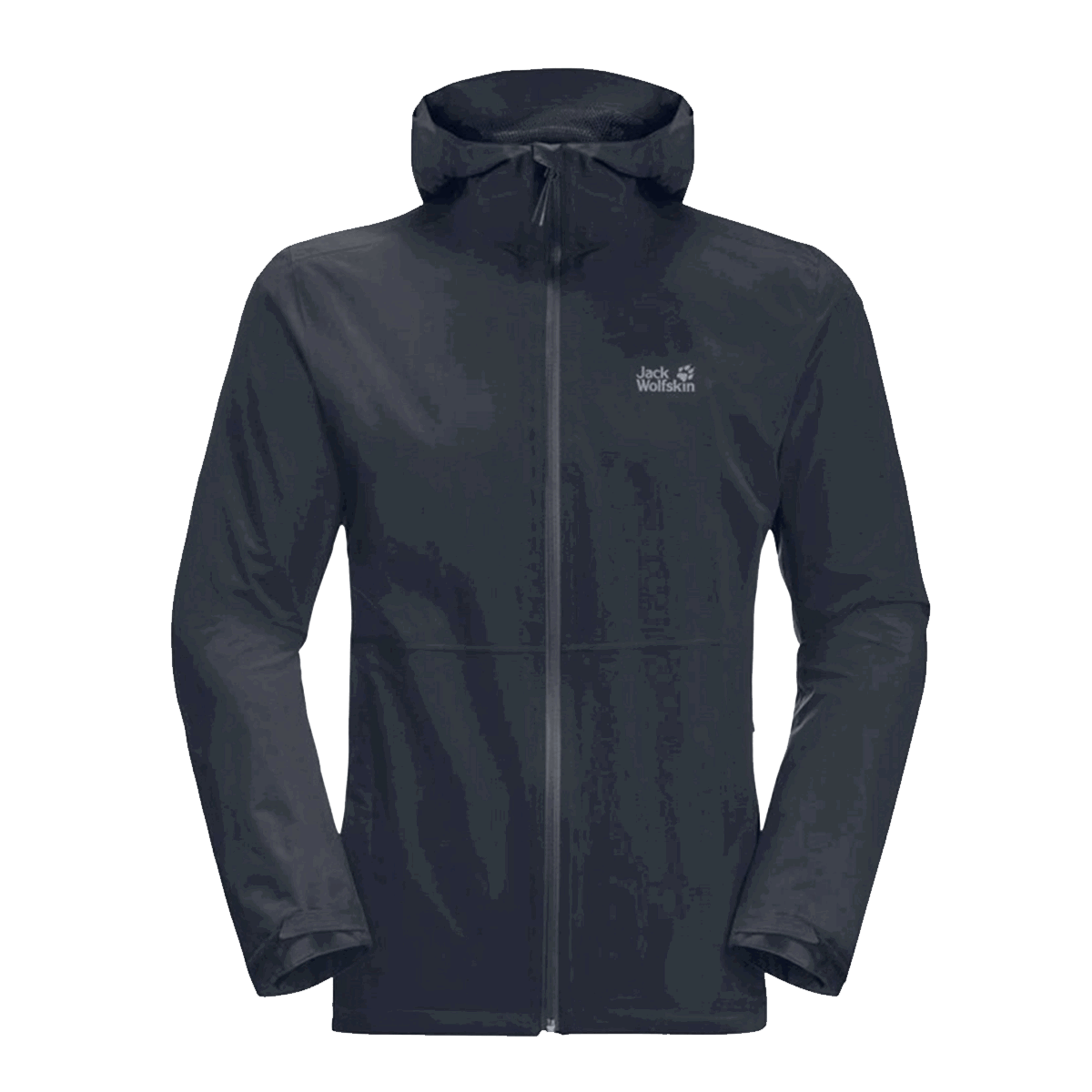 Ветровка Jack Wolfskin PACK & GO Hooded Shell Jacket Черно | 1111503-1010, 0