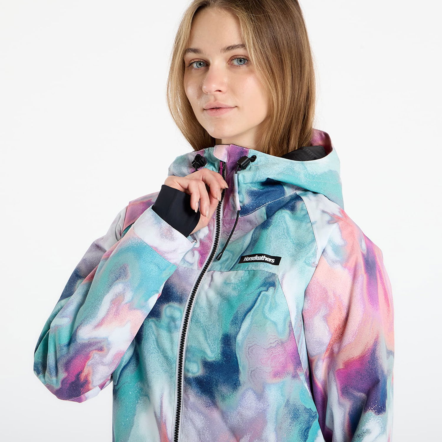 Яке Horsefeathers Tay Rainbow Hooded Jacket Многоцветен | OW232B, 1