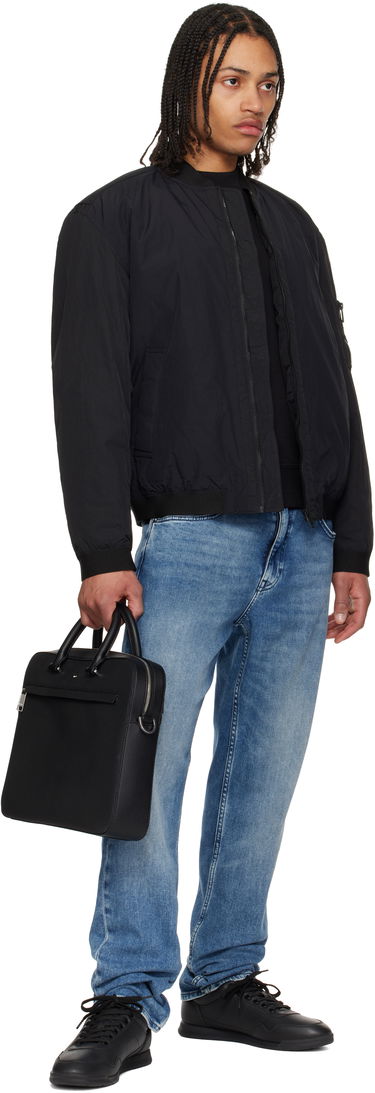 Дамска чанта BOSS BOSS Embossed Briefcase Черно | 50541517, 3