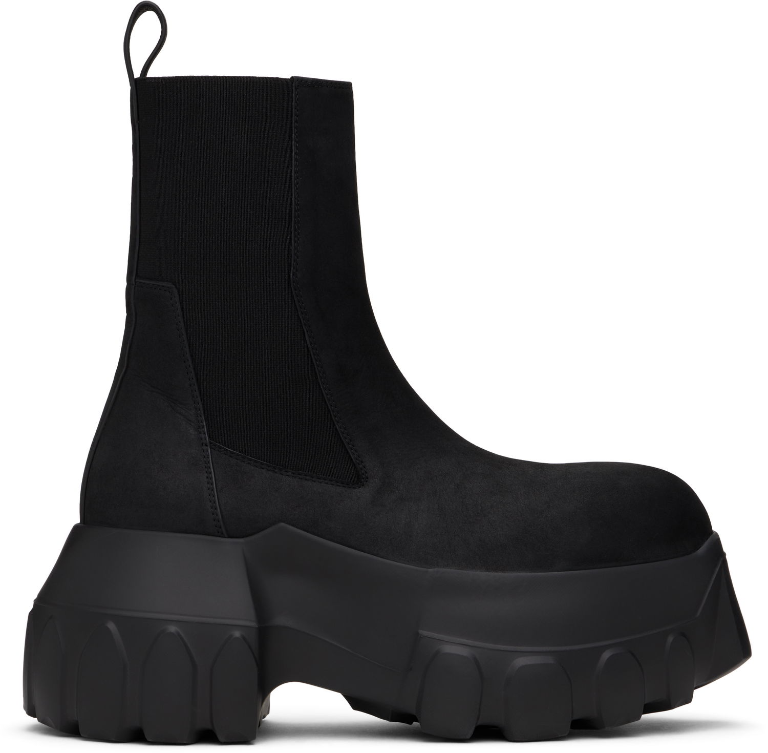 Кецове и обувки Rick Owens Rick Owens Porterville Beatle Mega Tractor Chelsea Boots Черно | RR02D6860 LSA, 0