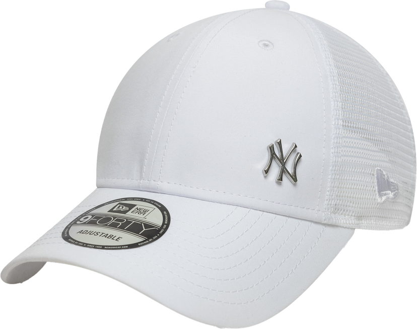 Шапка с козирка New Era MLB New York Yankees Flawless 9Forty Trucker Бяло | 60667651-60667651