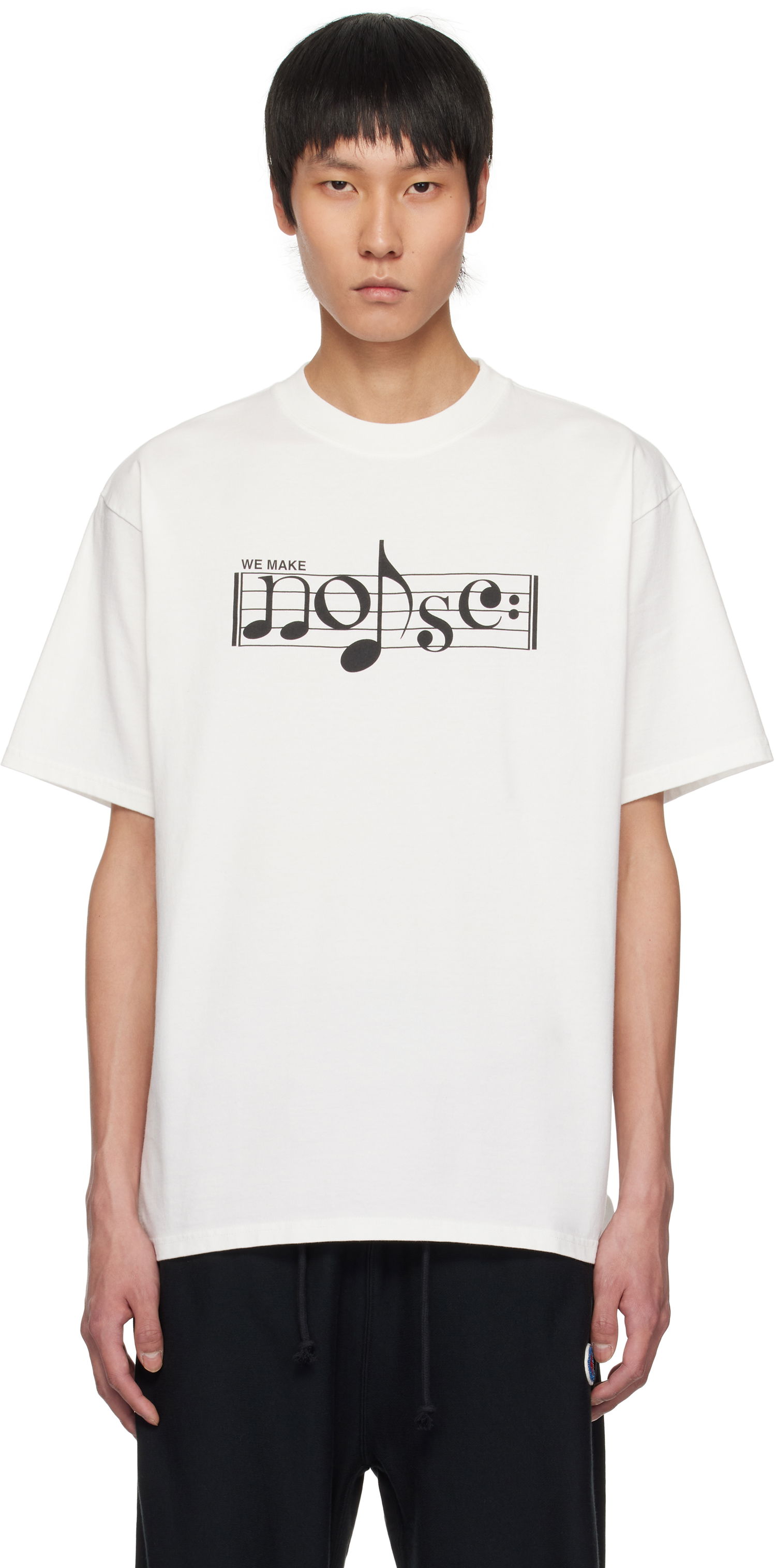 Тениска UNDERCOVER UNDERCOVER "We Make Noise" Graphic T-Shirt Бяло | UP1E4809, 0