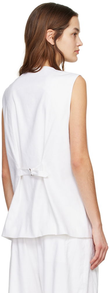 Жилетка rag & bone Buttoned Vest Бяло | WAW24S40207520, 2