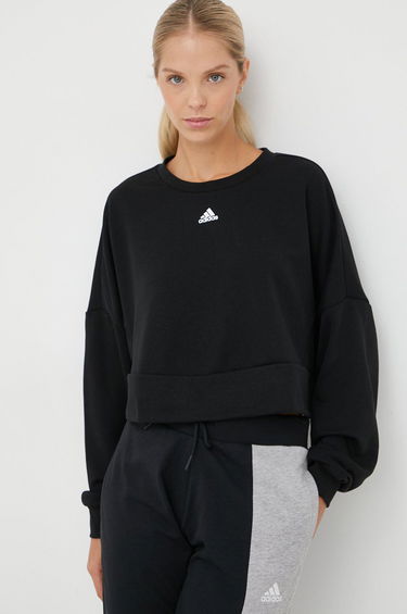 Суитчър adidas Originals Aeroready Studio Loose Sweatshirt Черно | HD8938, 0