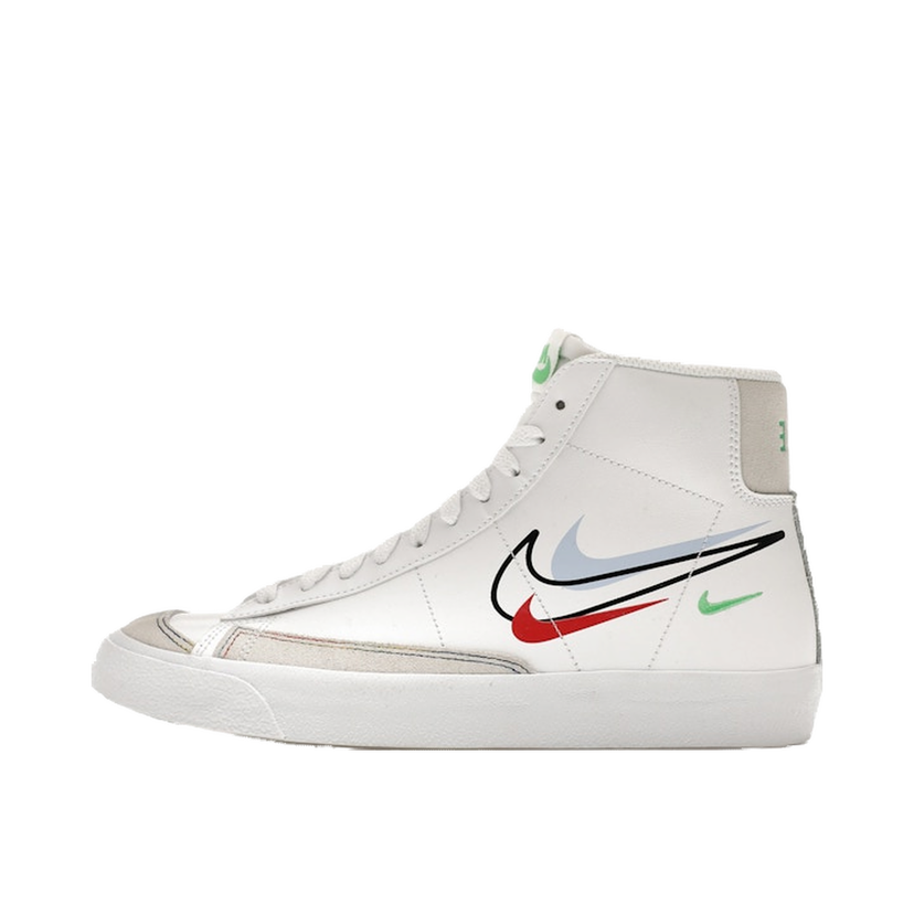 Кецове и обувки Nike Blazer Mid 77 Swoosh Pack Бяло | DM9475-100