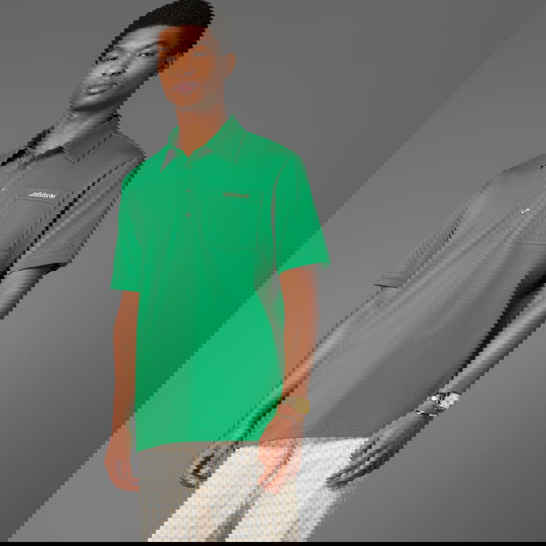 Поло тениска adidas Originals Originals Archive Pocket Polo Shirt Зелено | JF5002, 0