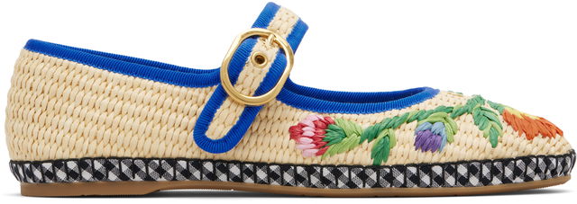 Garavani Mary-Jane Endouce Ballerina Flats