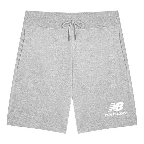 Къси панталони New Balance Essentials Stacked Logo Suit Shorts Сиво | AMS03558-AG, 0