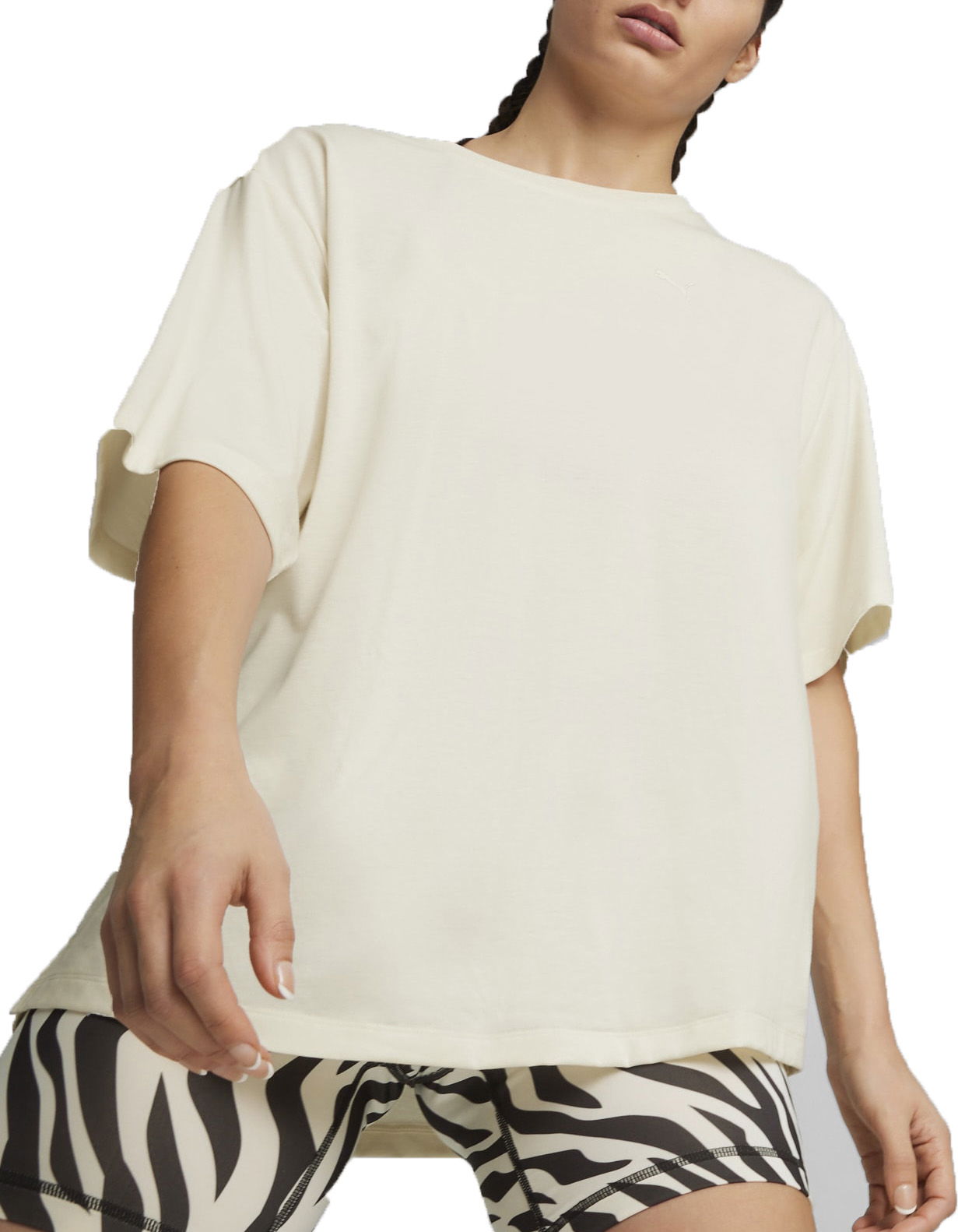 Тениска Puma Puma Animal Remix Boyfriend T-Shirt Бежово | 524821-87, 0