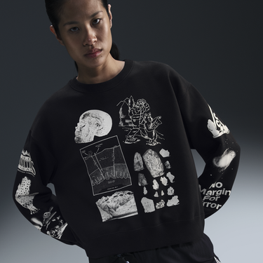 Суитчър Nike ACG Therma-FIT Repel Crewneck Sweatshirt Черно | FV7329-010, 1