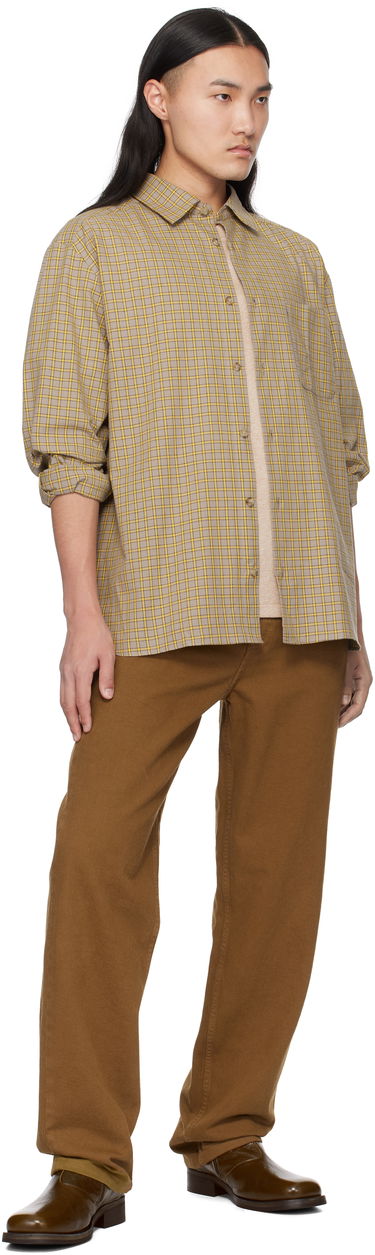 Риза A.P.C. Plaid Relaxed Shirt Бежово | COHFD-H12532, 3