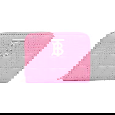 Портфейл Burberry Quilted Lola Zip Wallet Розово | 8049290, 1