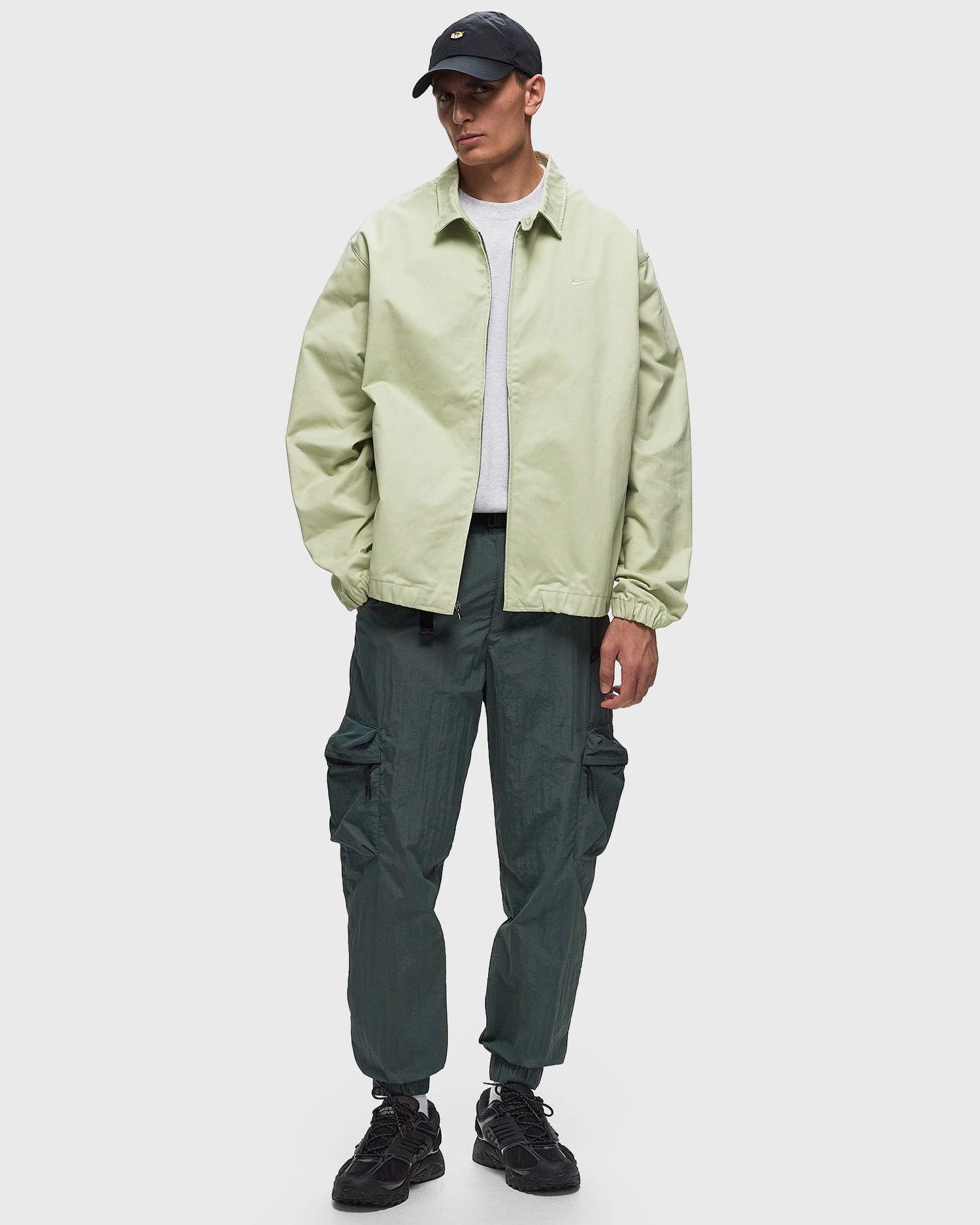 Яке бомбър Nike Life Woven Harrington Jacket Зелено | FN3230-371, 1