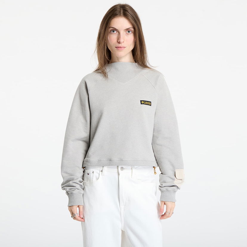 Суитчър Columbia Columbia High Cascades™ Crop French Terry Sweatshirt Сиво | 2136421278