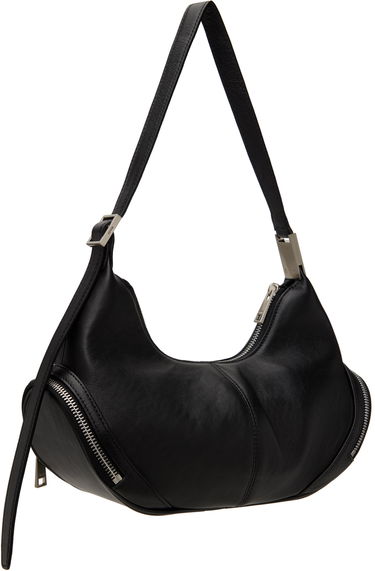 Чанта през рамо OSOI Leather Shoulder Bag With Side Pockets Черно | 24FWB03013001, 2