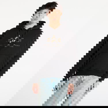 Суитчър Alpha Industries Basic Hoodie Effect Print Черно | 178312EP-03, 0