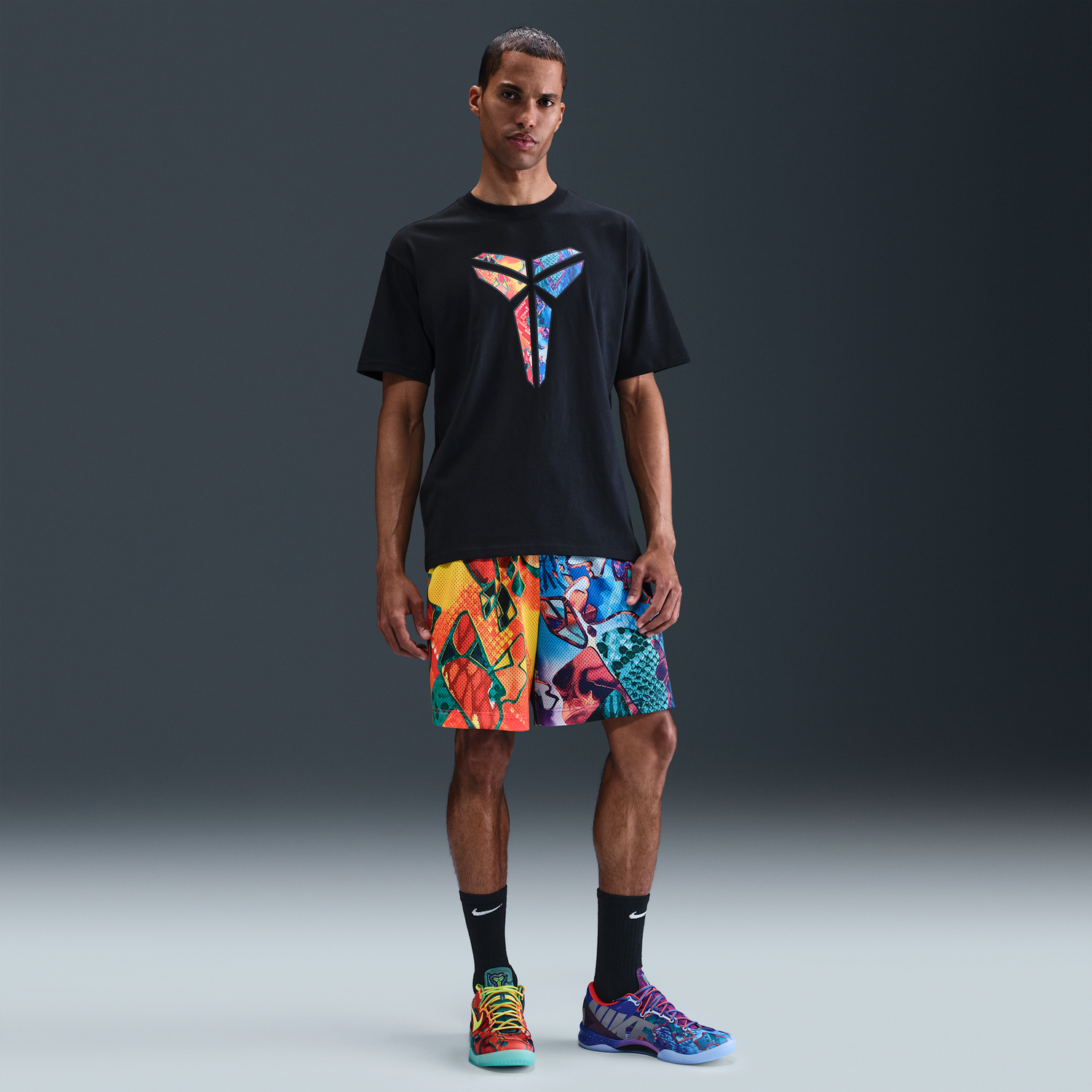 Тениска Nike Dri-FIT 6" Kobe Reversible Basketball Shorts - Size: M Черно | HJ4209-010, 0