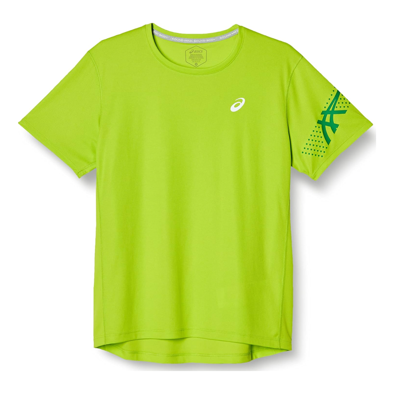Тениска Asics Icon Short Sleeve Running T-Shirt Зелено | 2011C836-302, 0