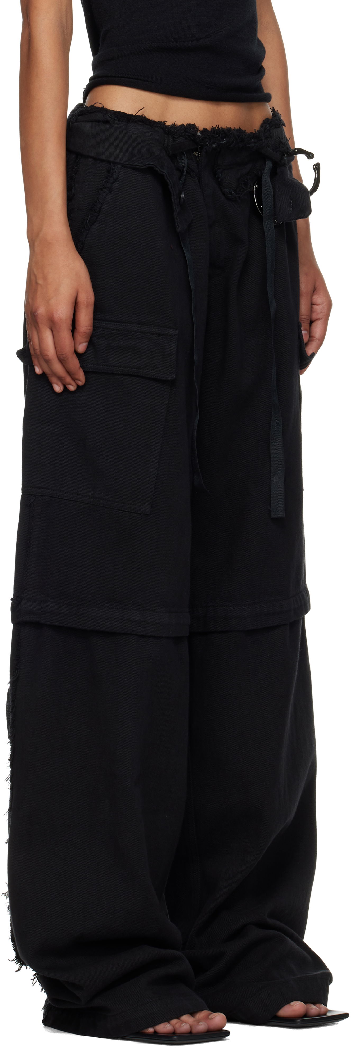 Карго панталони Ottolinger Ottolinger Baggy Cargo Pants Черно | 109-200306-02, 1