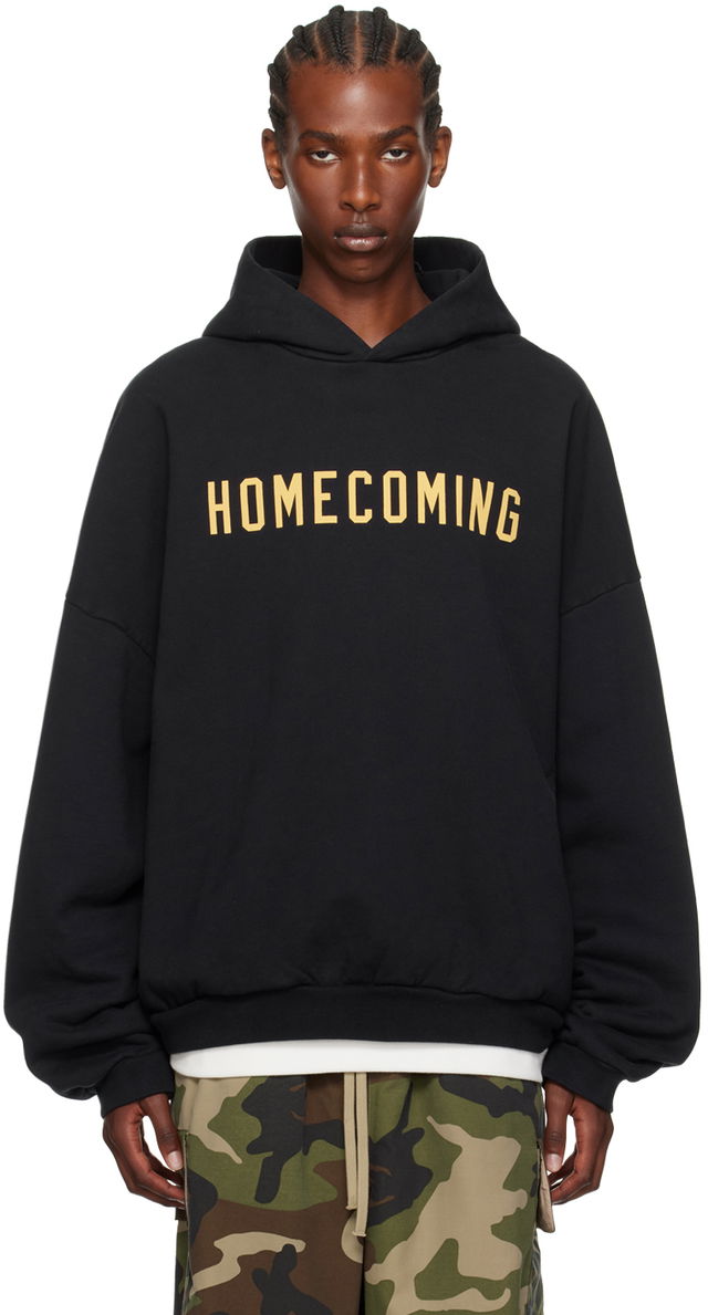 Heavyweight Hoodie With Logo Print