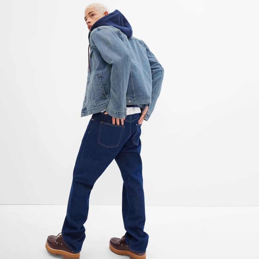 Яке GAP Denim Icon Jacket Синьо | 413768-00, 1