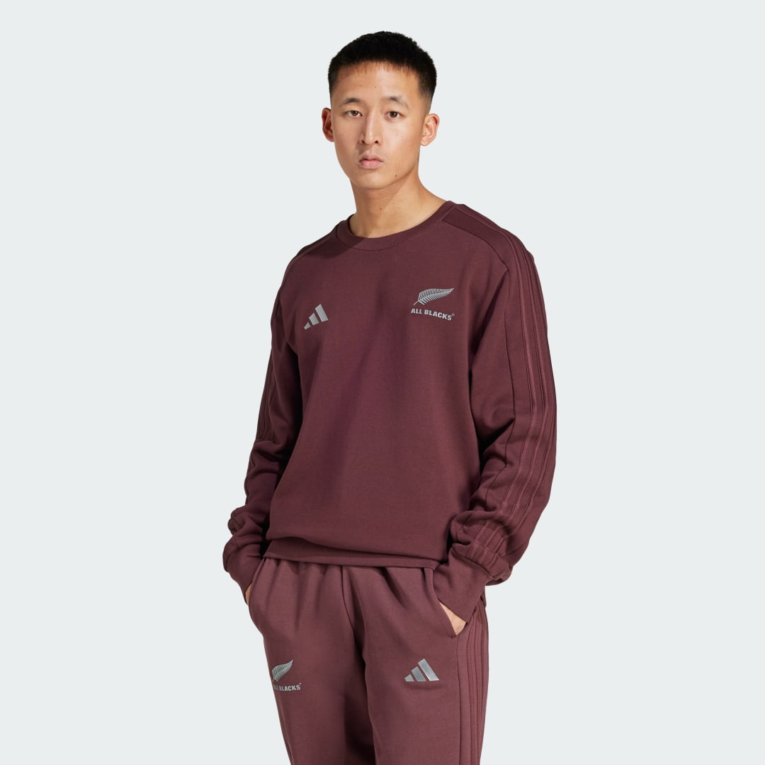 Суитчър adidas Performance All Blacks Crewneck Sweatshirt Лилаво | JD4079, 0