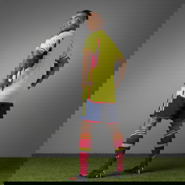 Фланелка adidas Originals Colombia 22 Authentic Home Jersey Жълто | HB9172, 4