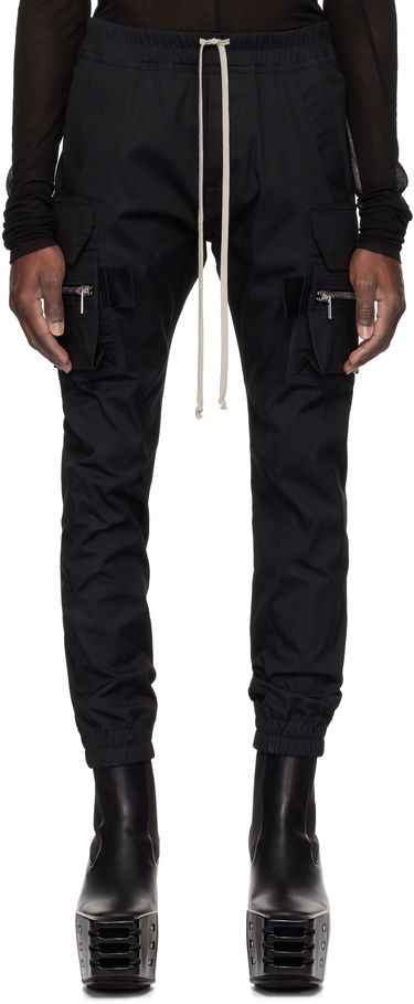 Карго панталони Rick Owens Rick Owens Hollywood Mastadon Cargo Pants Черно | RU01E5396 TE, 0