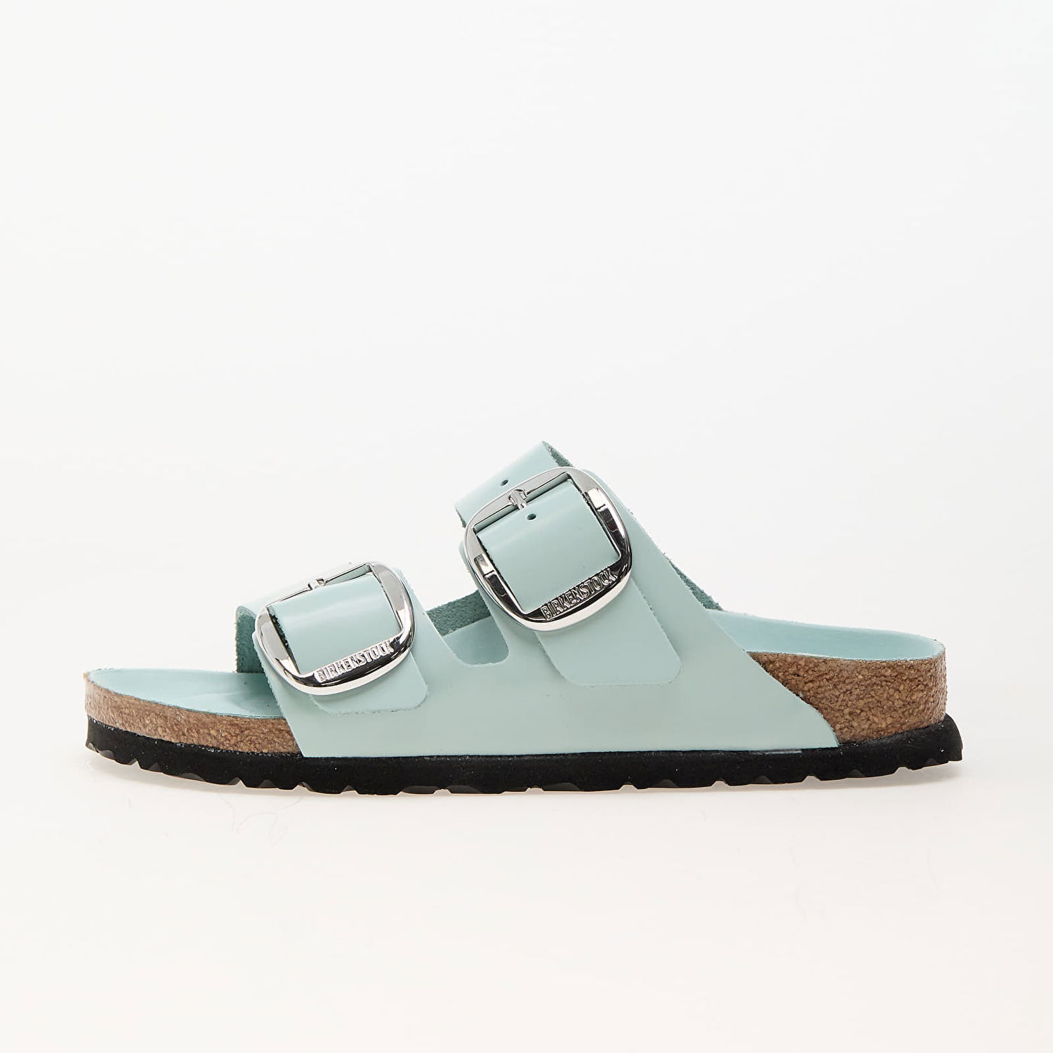 Кецове и обувки Birkenstock Arizona Big Buckle Natural Leather Patent W Тюркоазено | 1026495, 0