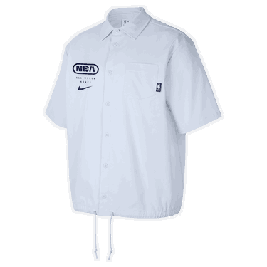 Риза Nike NBA Team 31 Club Woven Short Sleeve Shirt Бяло | FZ7510-085, 0
