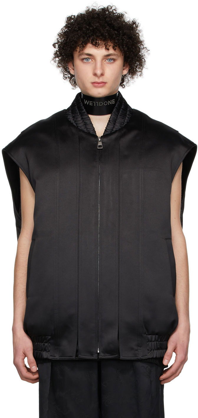 Жилетка We11done We11done Bomber Vest Черно | WD-VT1-22-005-U-BK, 0