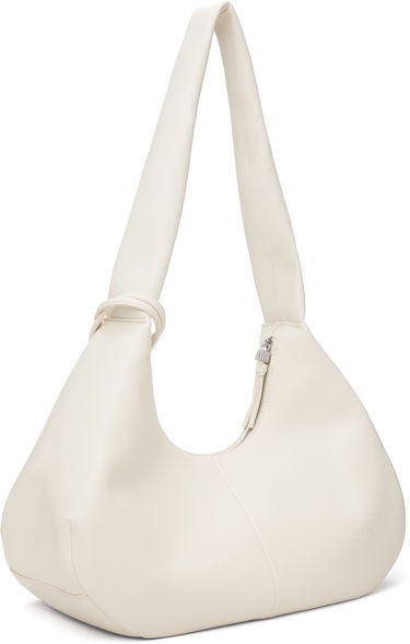 Чанта през рамо GANNI GANNI Medium Hobo Bag Бяло | A6838, 2