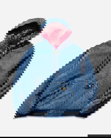 Яке Carhartt WIP Denim Hooded OG Active Jacket with Quilted Lining, 50 Years Anniversary Edition Синьо | I035966.3FZ12, 3