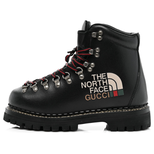 Кецове и обувки Gucci Ankle Boot x The North Face Черно | 655398-17U10-1000