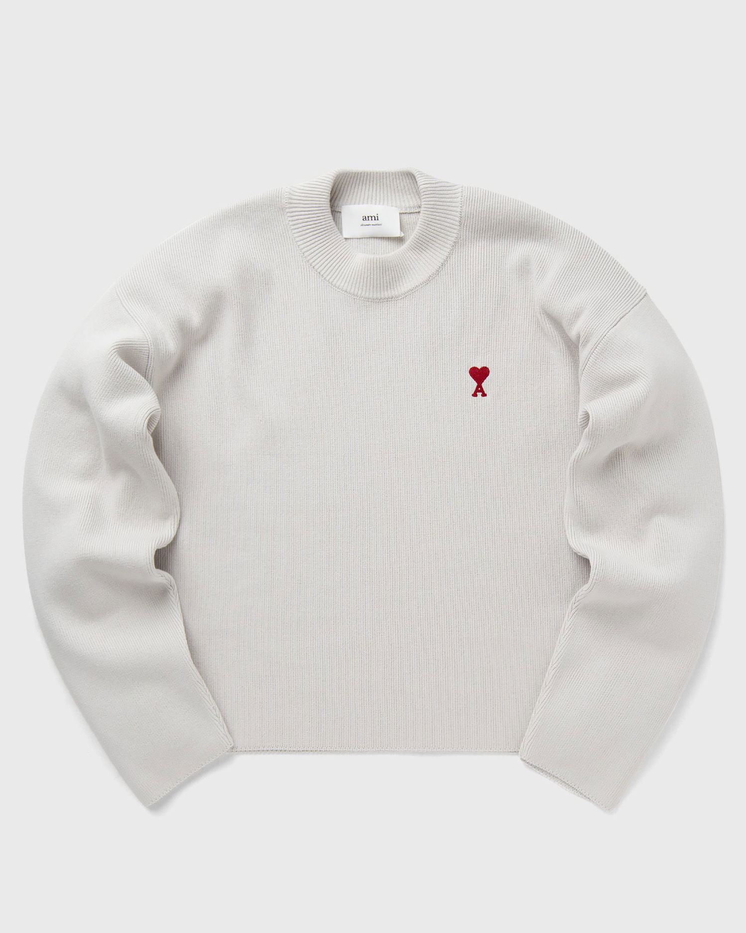 Пуловер AMI Paris Crewneck Бежово | UKS046.KN0042-193, 0