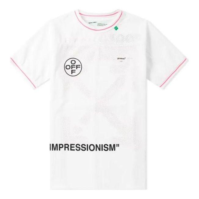 Тениска Off-White Off-White Impressionism T-Shirt Бяло | OMAA022R191010150228, 0