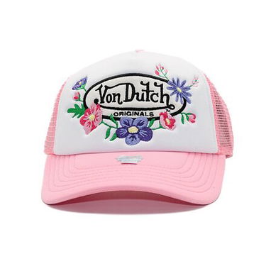 Шапка с козирка Von Dutch Von Dutch Trucker Flora Cap Розово | VD-7030853, 1