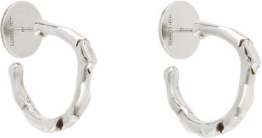 Обеци Ann Demeulemeester Ann Demeulemeester Juana Silver Thorn Hoop Earrings Металик | 2520-W-JE53-JW020-070, 1