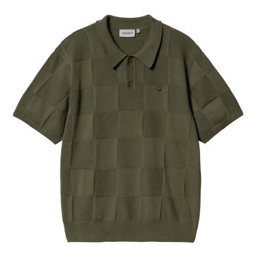 Поло тениска Carhartt WIP Carhartt WIP Checkered Short Sleeve Polo Shirt Зелено | I034535_19, 0