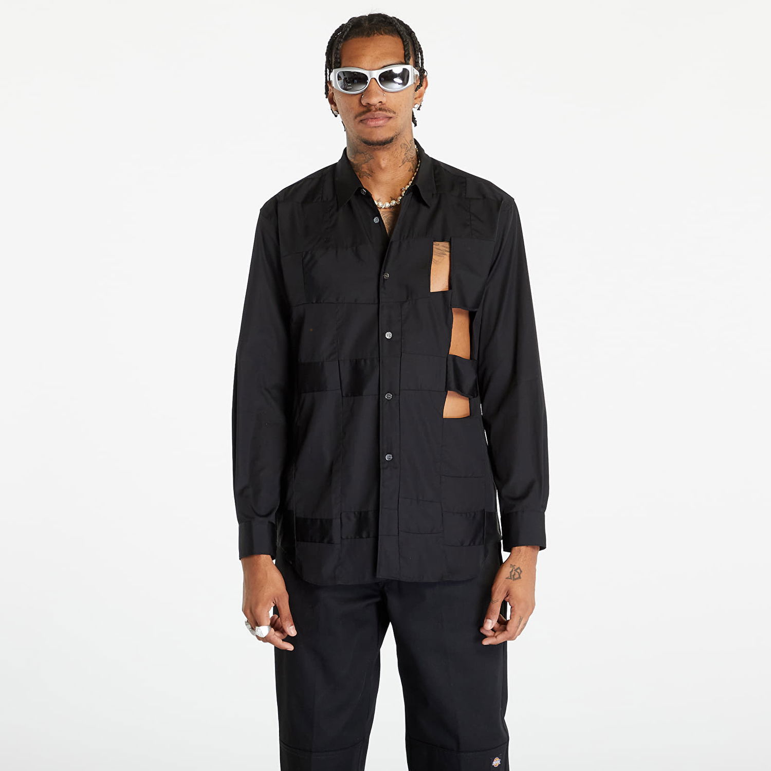 Риза Comme des Garçons SHIRT Woven Shirt Черно | FL-B049 Black, 0