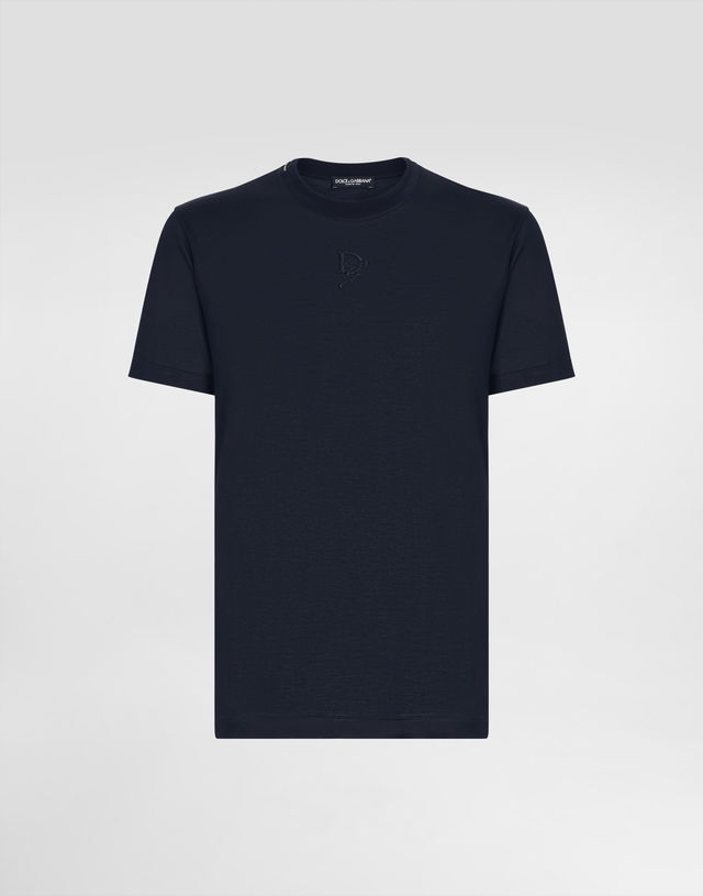 Dolce & Gabbana Cotton T-Shirt with DG Logo