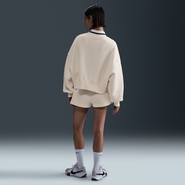 Суитчър Nike NikeCourt Phoenix Fleece High-Waisted Loose Fit Shorts Бежово | HQ0364-110, 4