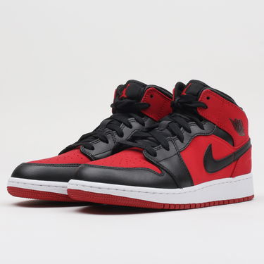 Кецове и обувки Jordan Air Jordan 1 Retro Mid ''Gym Red'' GS Червено | 554725-610, 1